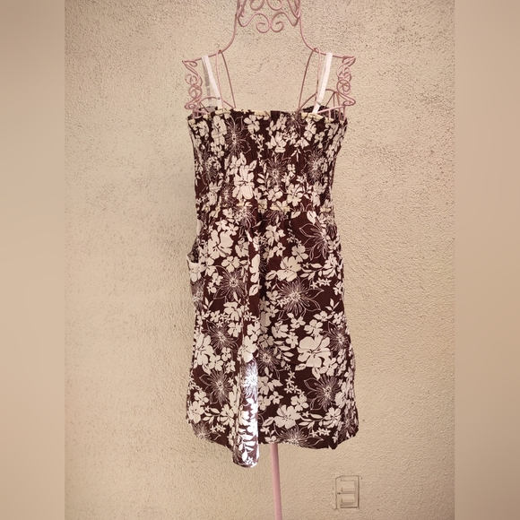 Floral Summer Dress Retro 70's Summer Fashion Apparel Everyday Pockets Large - Picture 3 of 15